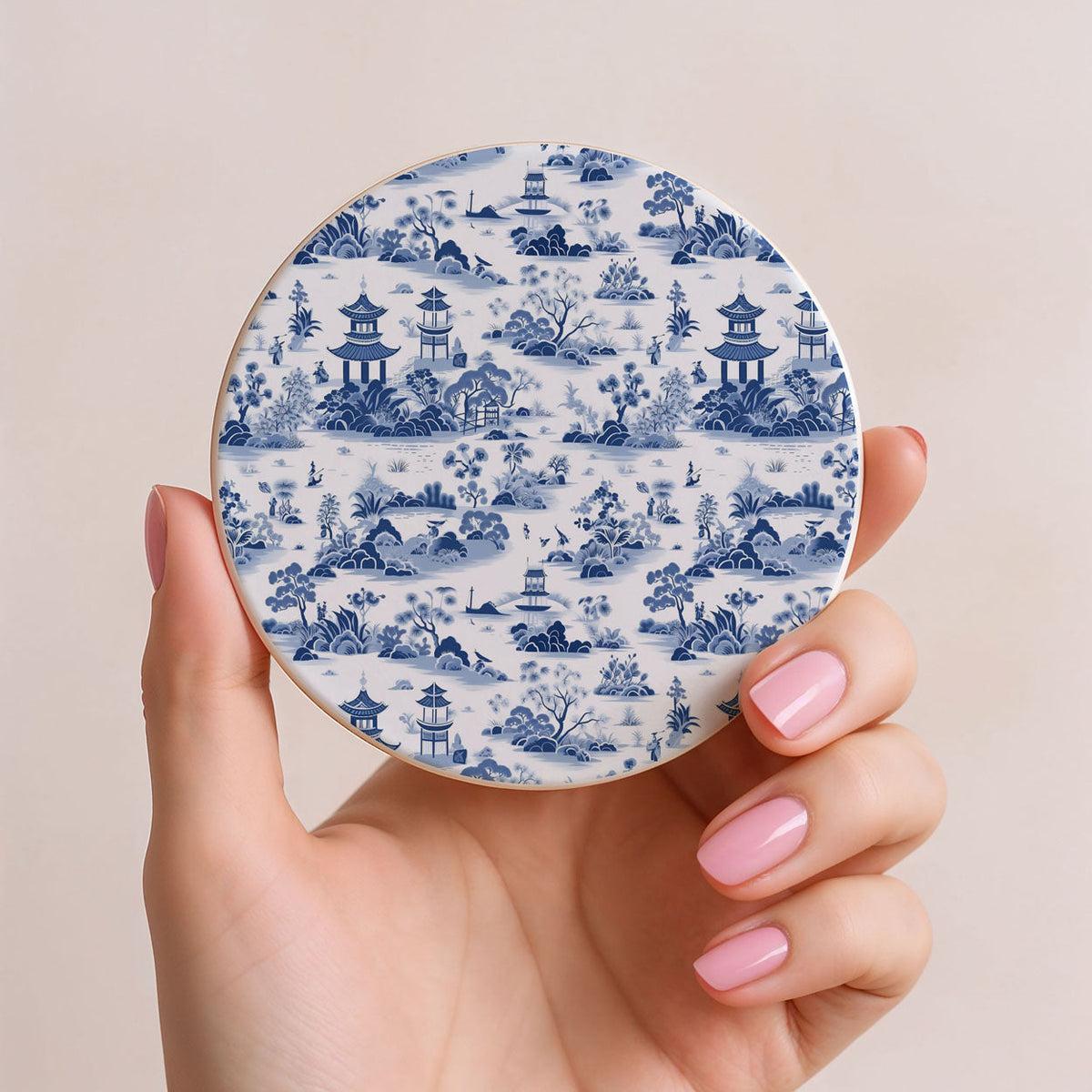 Blue & White Chinoiserie Coasters