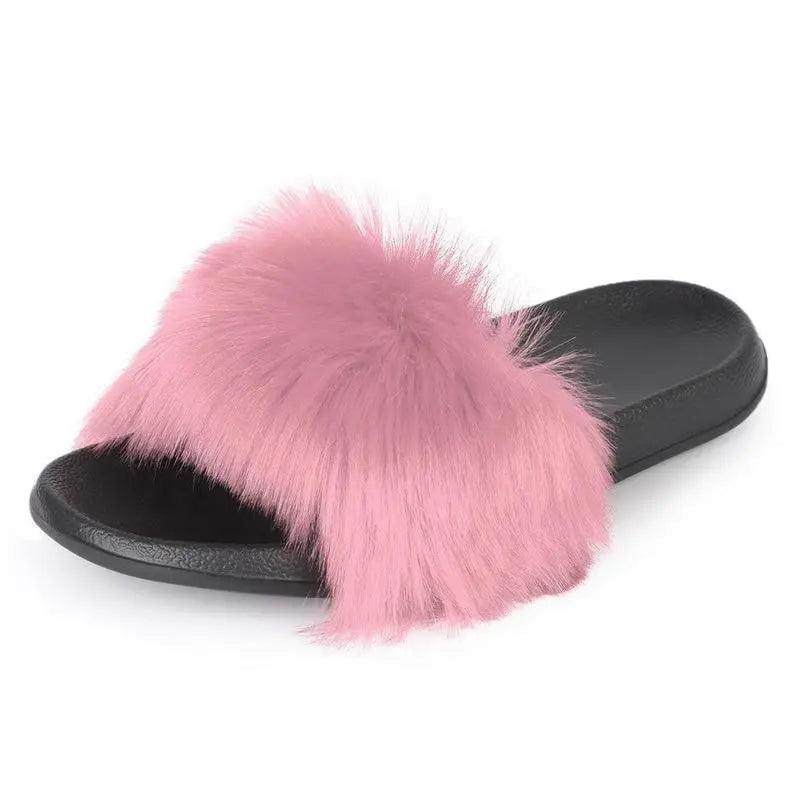 Women’s Soft Fluffy Slide Slippers