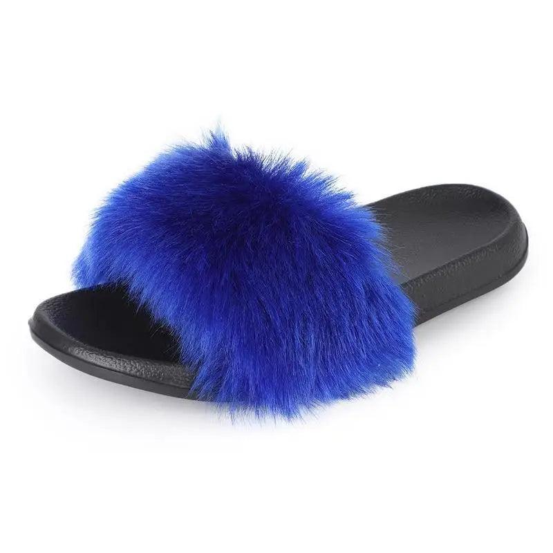 Women’s Soft Fluffy Slide Slippers