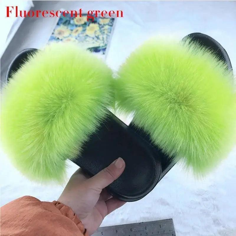 Women’s Soft Fluffy Slide Slippers