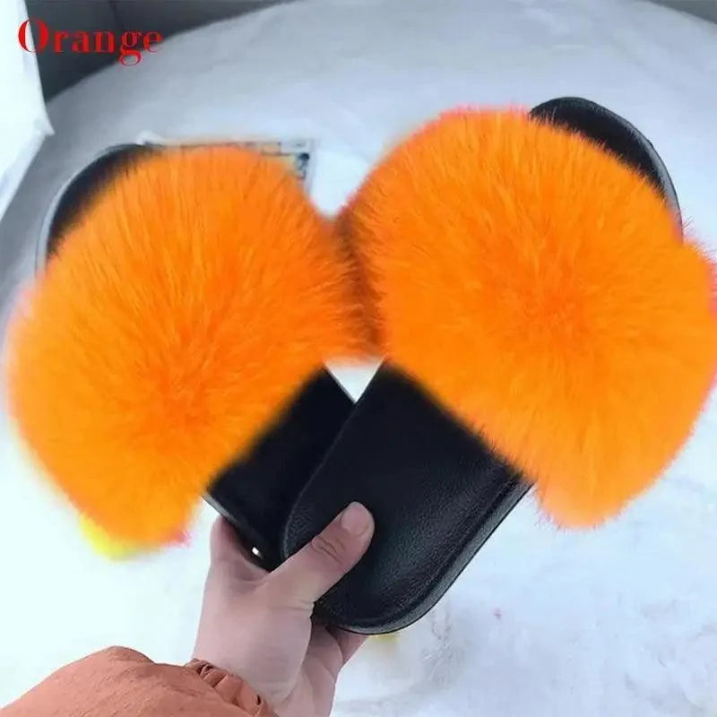 Women’s Soft Fluffy Slide Slippers
