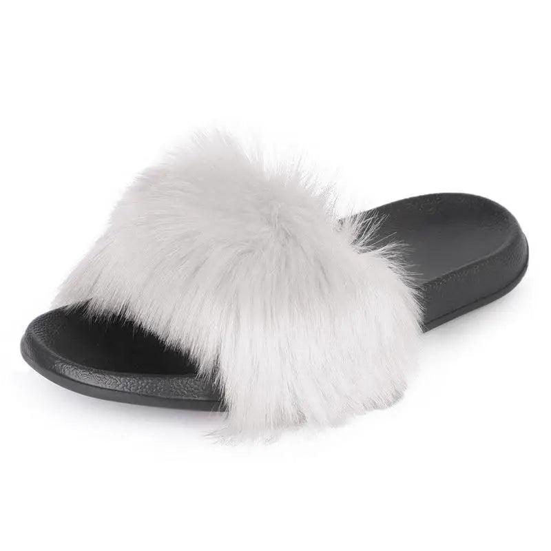 Women’s Soft Fluffy Slide Slippers