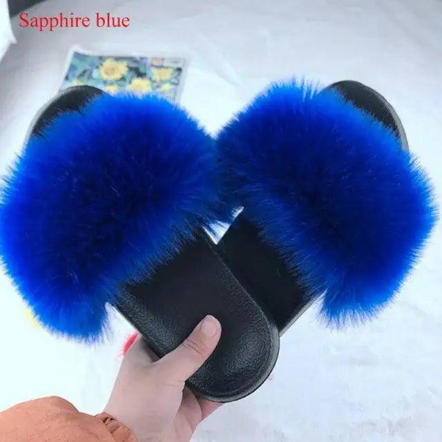 Women’s Soft Fluffy Slide Slippers