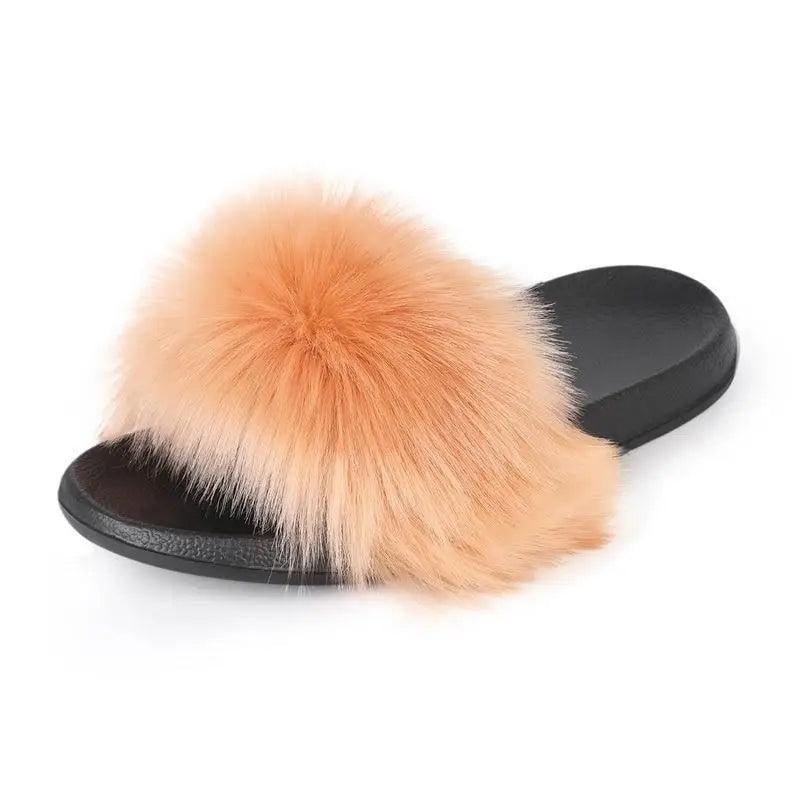 Women’s Soft Fluffy Slide Slippers