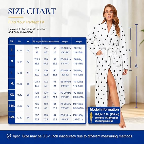 Women's Plush Fleece Shawl-Collar Robe