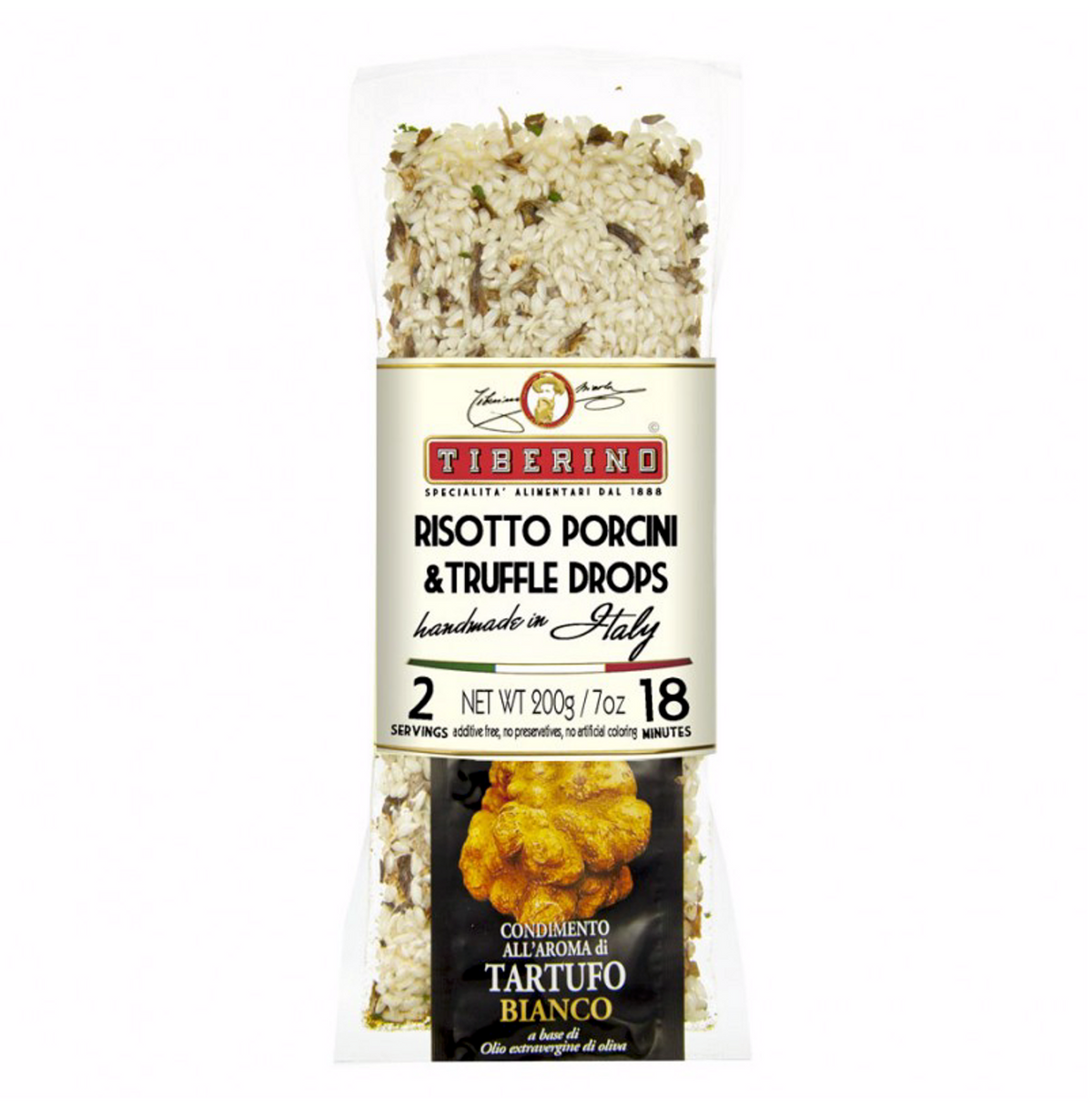 Tiberino - Risotto Carnaroli w/ Porcini & Truffle Oil (7OZ)