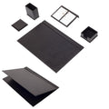 MOOG Leather Desk Set-5 Accessories -Turquoise- 5 PCS