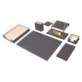 MOOG Leather Desk Set - Single Document Tray- Brown - 10 PCS