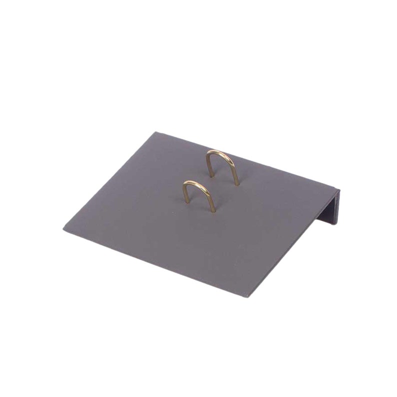 MOOG Leather Desk Set - Double Document Tray- Gray - 10 PCS