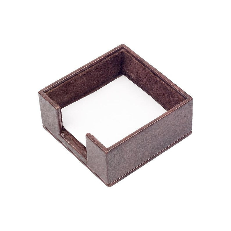 MOOG Leather Desk Set - Double Document Tray- Brown - 10 PCS
