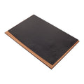 MOOG Leather Desk Pad With Wood Combination -Green Leather