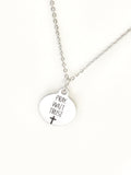 Pray Wait Trust Necklace