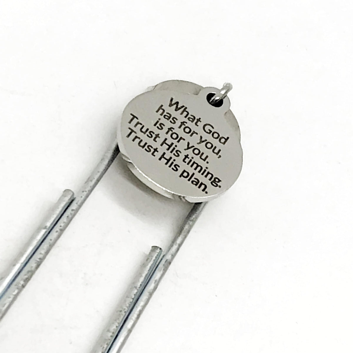 Faith Gift, What God Has For You Is For You Bookmark, Trust His Timing, Christian Gift, Faith Bookmark, Christian Bookmark, Charm Bookmark