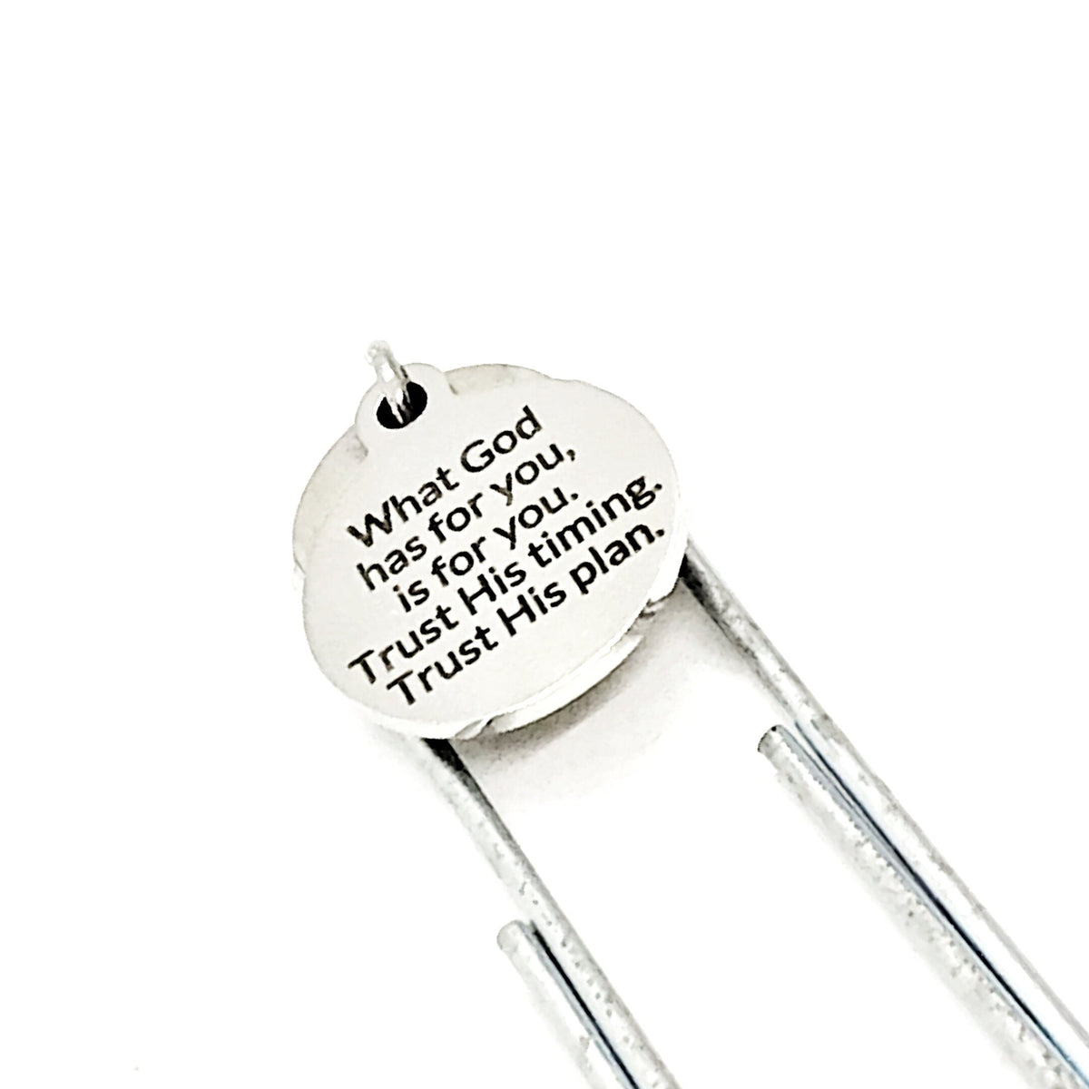 Faith Gift, What God Has For You Is For You Bookmark, Trust His Timing, Christian Gift, Faith Bookmark, Christian Bookmark, Charm Bookmark