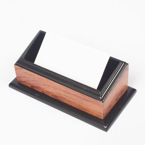 MOOG Prestige  Personalized Wooden Brown Desk Set - 8 PCS