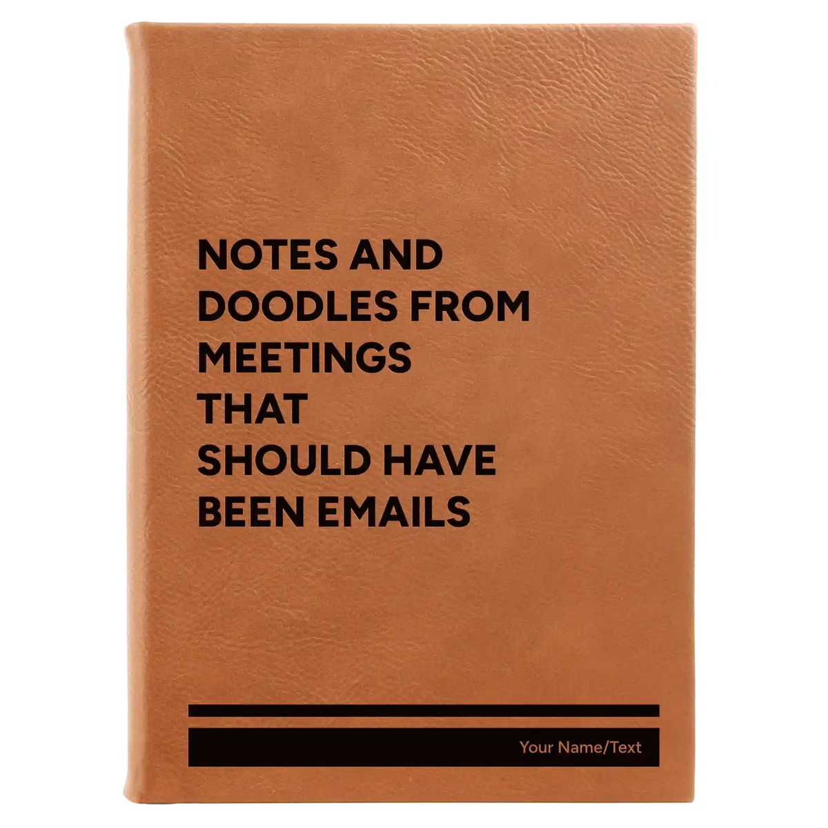 Personalized Notes and Doodles From Meetings Leatherette Sketch Book (large) | Rawhide