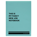 Personalized Fancy New Job Leatherette Journal (large) | Teal