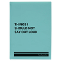 Personalized Things I Should Not Say Out Loud Leatherette Journal (large) | Teal