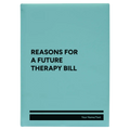 Personalized Reasons For a Future Therapy Bill Leatherette Sketch Book (large) | Teal