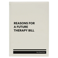 Personalized Reasons For a Future Therapy Bill Leatherette Journal (large) | White