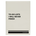 Personalized TO DO List Leatherette Sketch Book (large) | White
