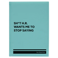 Personalized Stop Saying Leatherette Sketch Book (large) | Teal