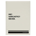 Personalized Me Sarcastic Never Leatherette Journal (large) | White
