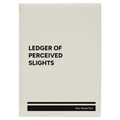 Personalized Perceived Slights Leatherette Journal (large) | White