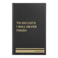 Personalized TO DO List Leatherette Journal (small) | Black/Gold