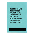 Personalized My Browser Leatherette Journal (small) | Teal