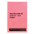 Personalized Idgaf ish Leatherette Journal (small) | Pink