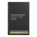 Personalized Idgaf ish Leatherette Journal (small) | Black/Gold