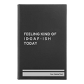 Personalized Idgaf ish Leatherette Sketch Book (small) | Black/Silver