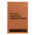Personalized 9 to 5 Horror Leatherette Sketch Book (small) | Rawhide