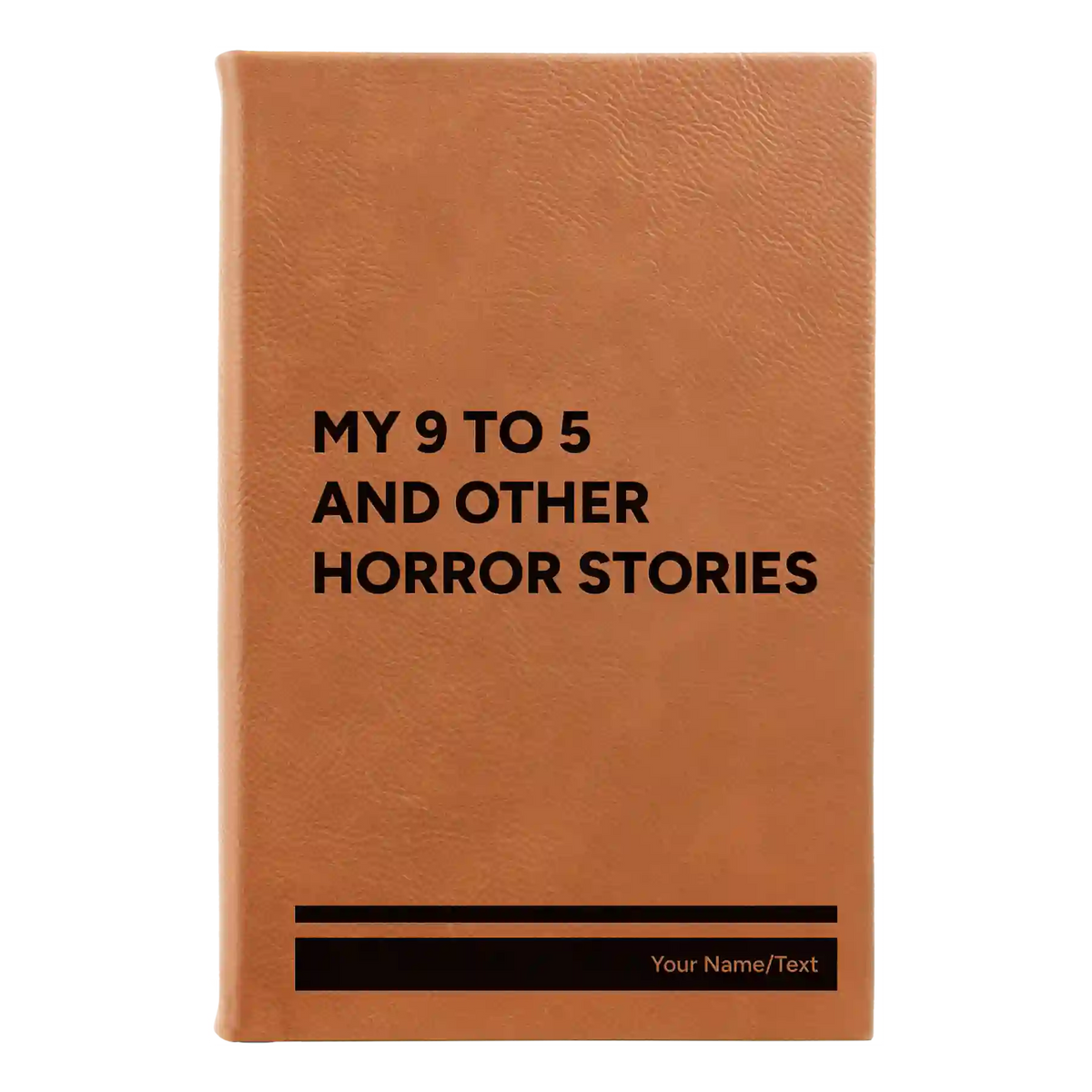 Personalized 9 to 5 Horror Leatherette Sketch Book (small) | Rawhide