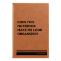 Personalized Look Organized Leatherette Sketch Book (small) | Rawhide