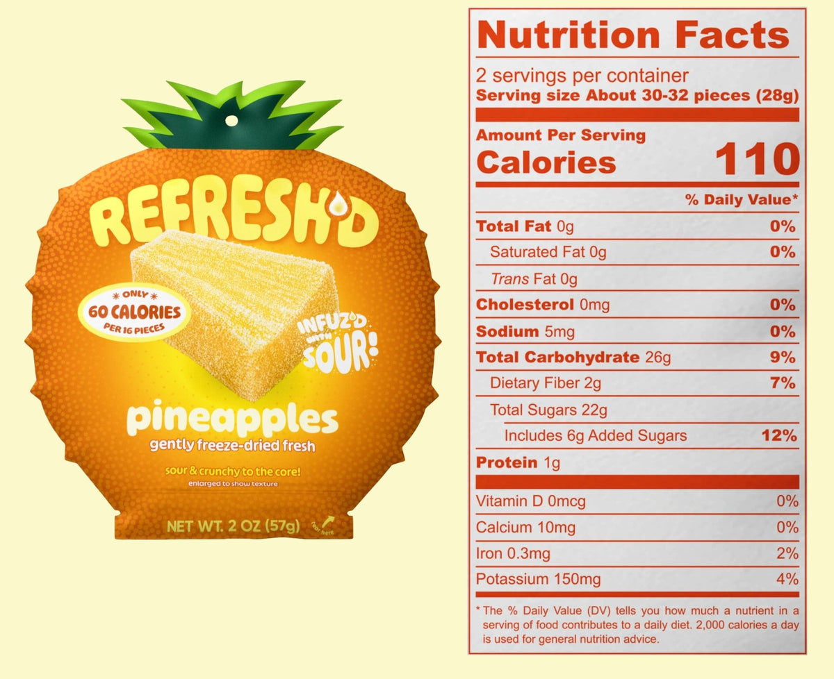 Sour Freeze-Dried Fruit