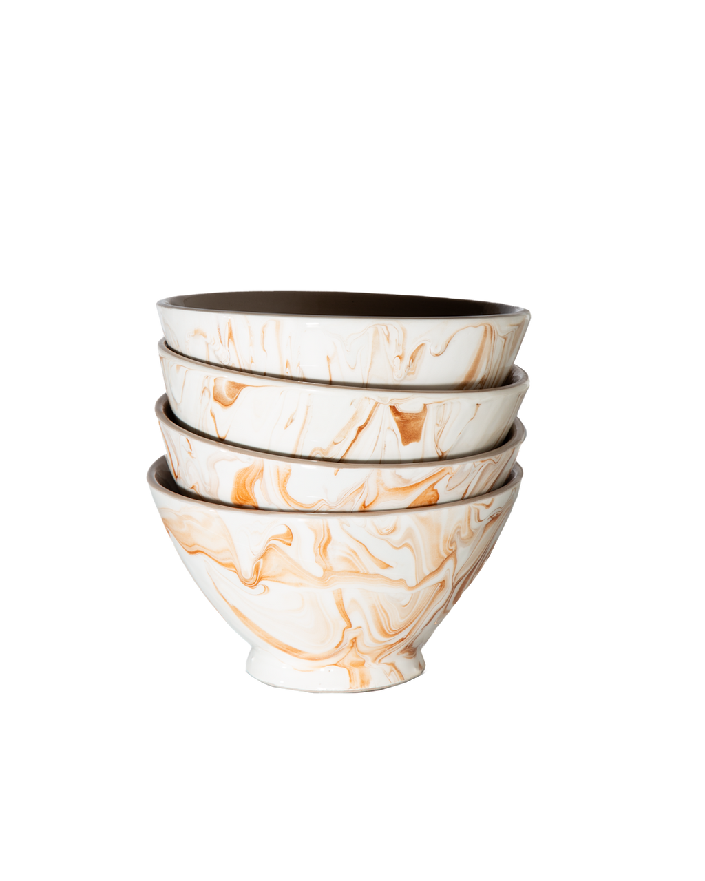 Marbled Terra Ramen Bowl - Set of 4