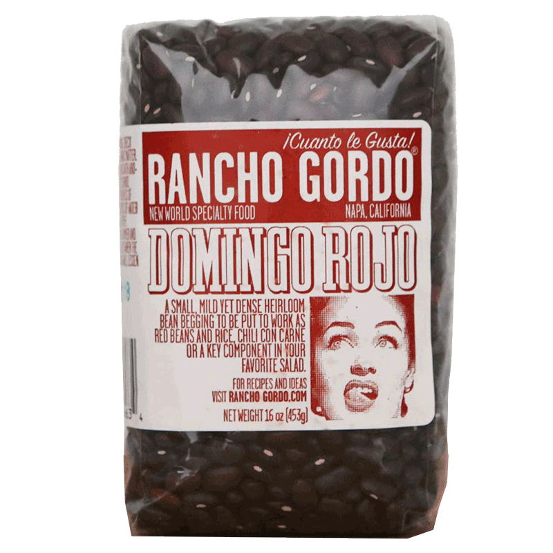 Rancho Gordo - 'Domingo Rojo' Heirloom Beans (16OZ)