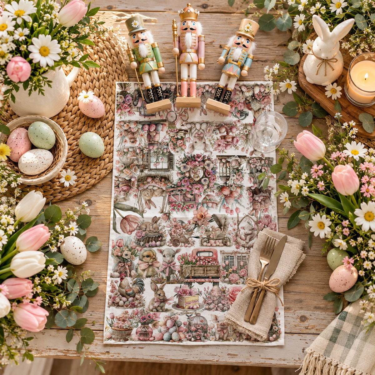 Rose Royal Easter Towel