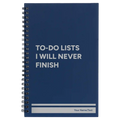 Personalized TO DO List Spiral Notebook (small) | Blue