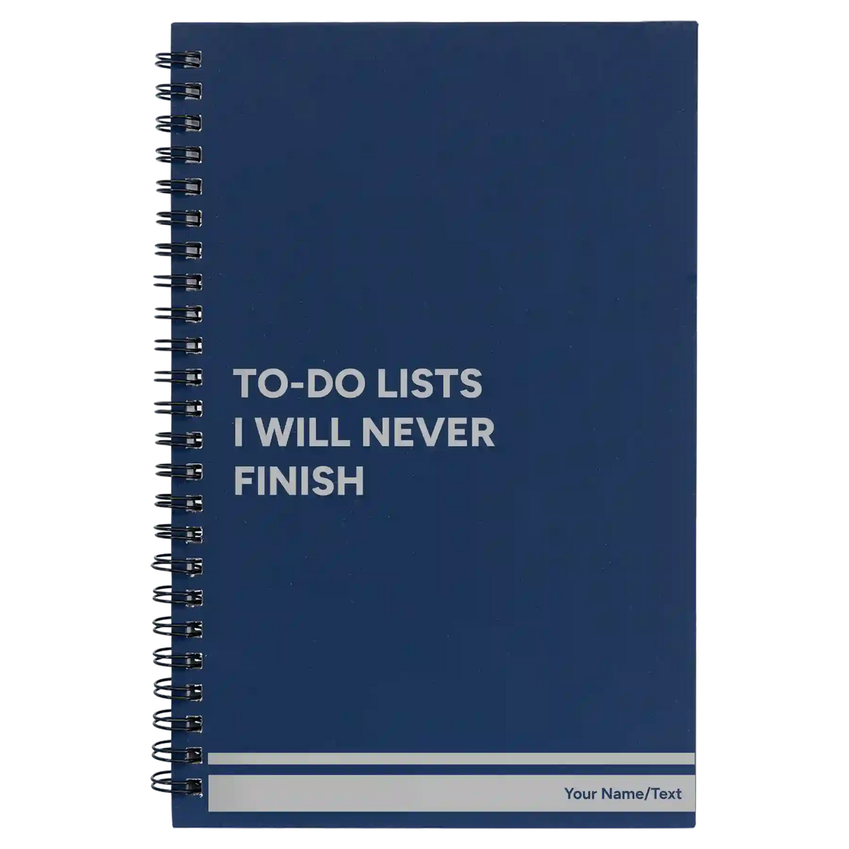 Personalized TO DO List Spiral Notebook (small) | Blue