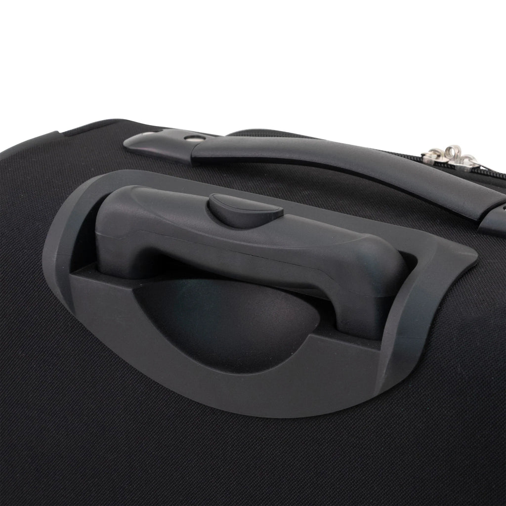 Upright Value Black Under-Seat Roller Luggage Bag