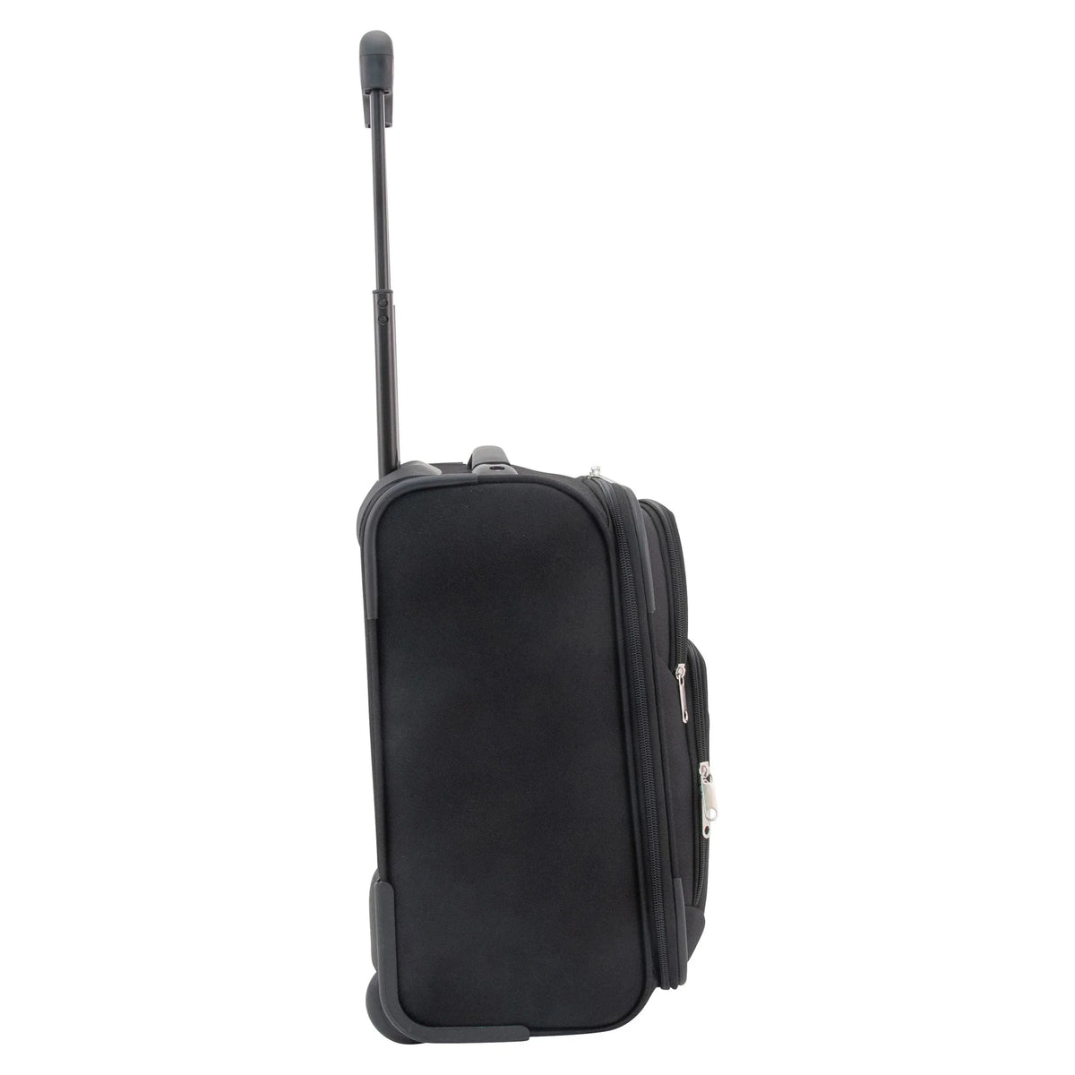 Upright Value Black Under-Seat Roller Luggage Bag