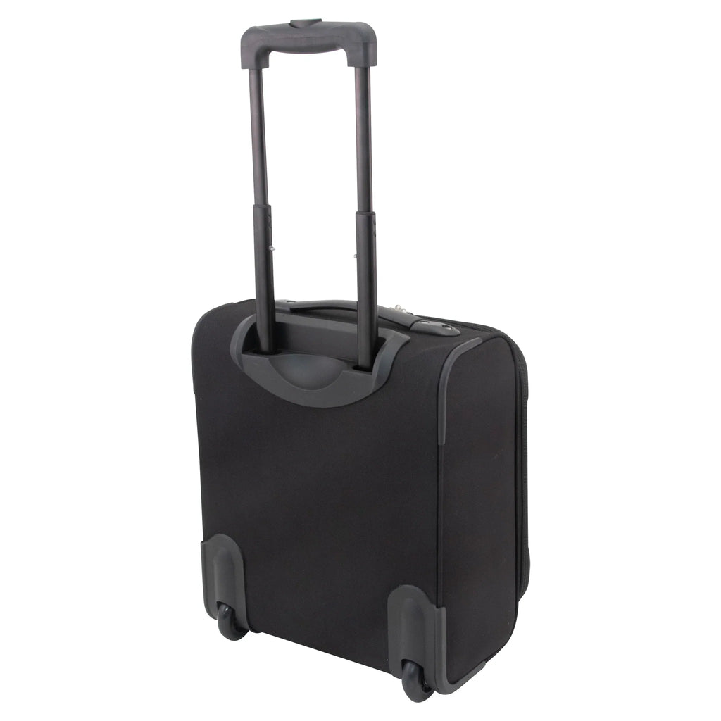 Upright Value Black Under-Seat Roller Luggage Bag
