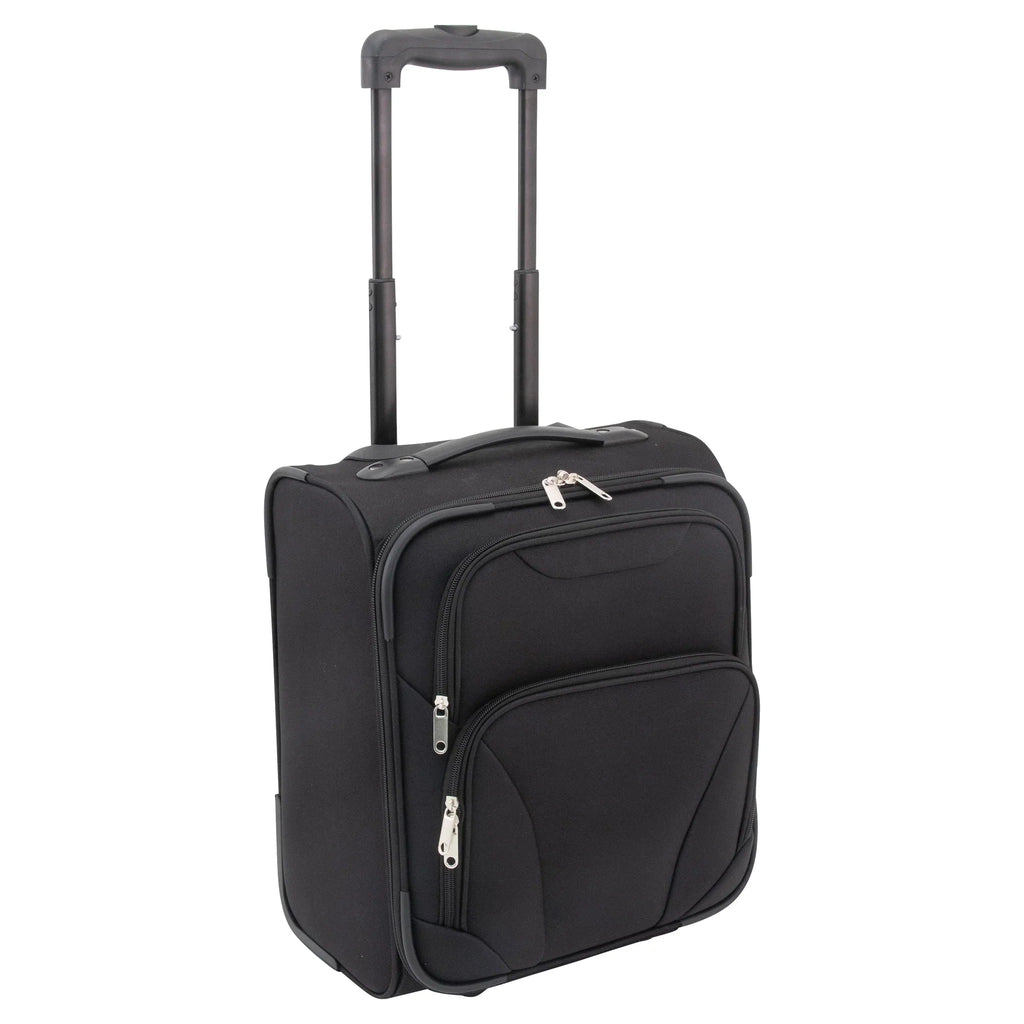 Upright Value Black Under-Seat Roller Luggage Bag