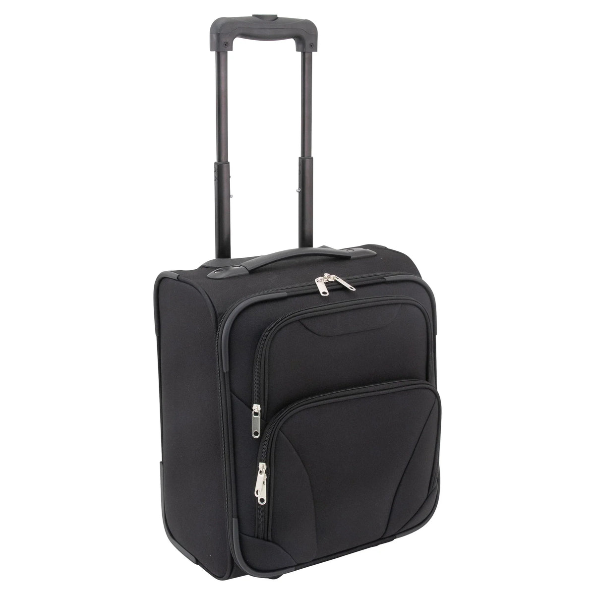 Upright Value Black Under-Seat Roller Luggage Bag