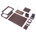 MOOG Luxury Desk Set - Double Document Tray- Black- 13 PCS
